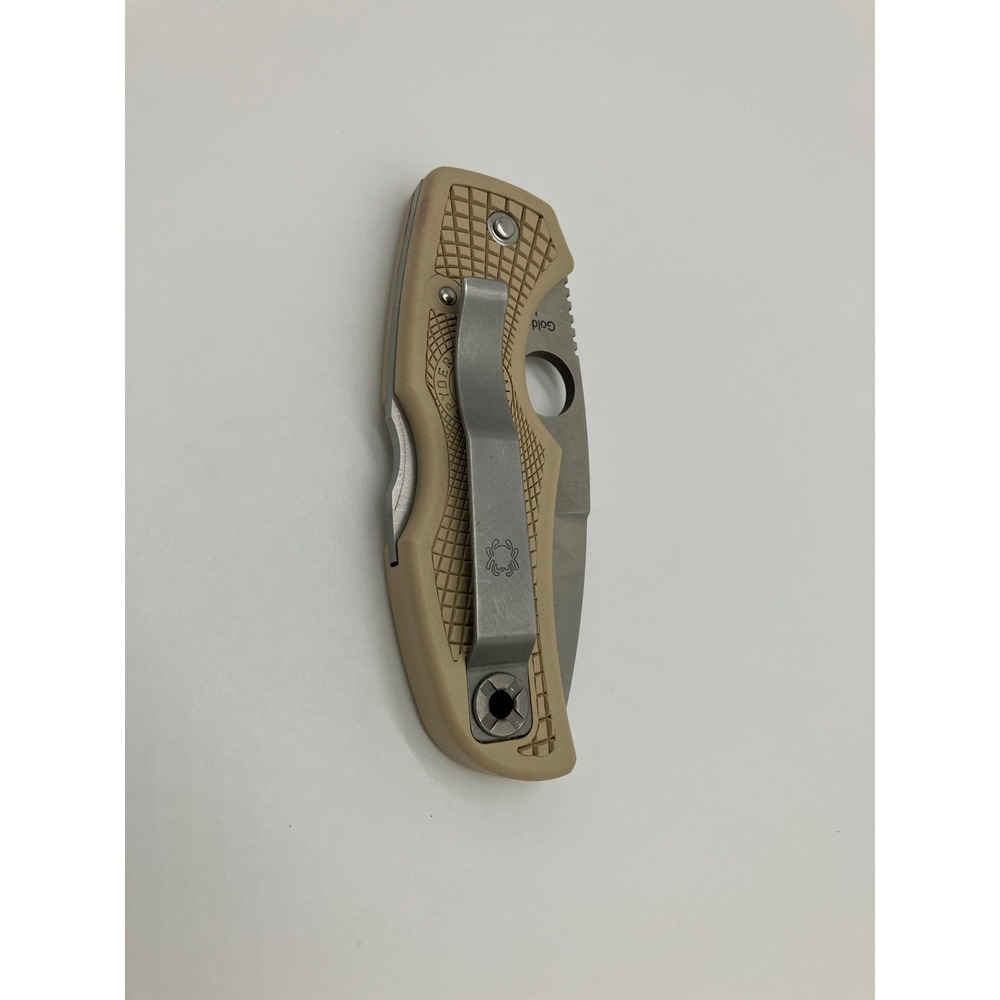 Spyderco Native 5 Lightweight Folding Knife Tan Operation Iraqi Freedom - Picture 4 of 11